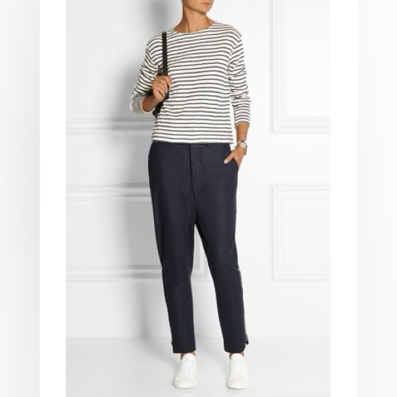 NLST Navy Blue Wool Harem Pants Trousers - Picture 2 of 16